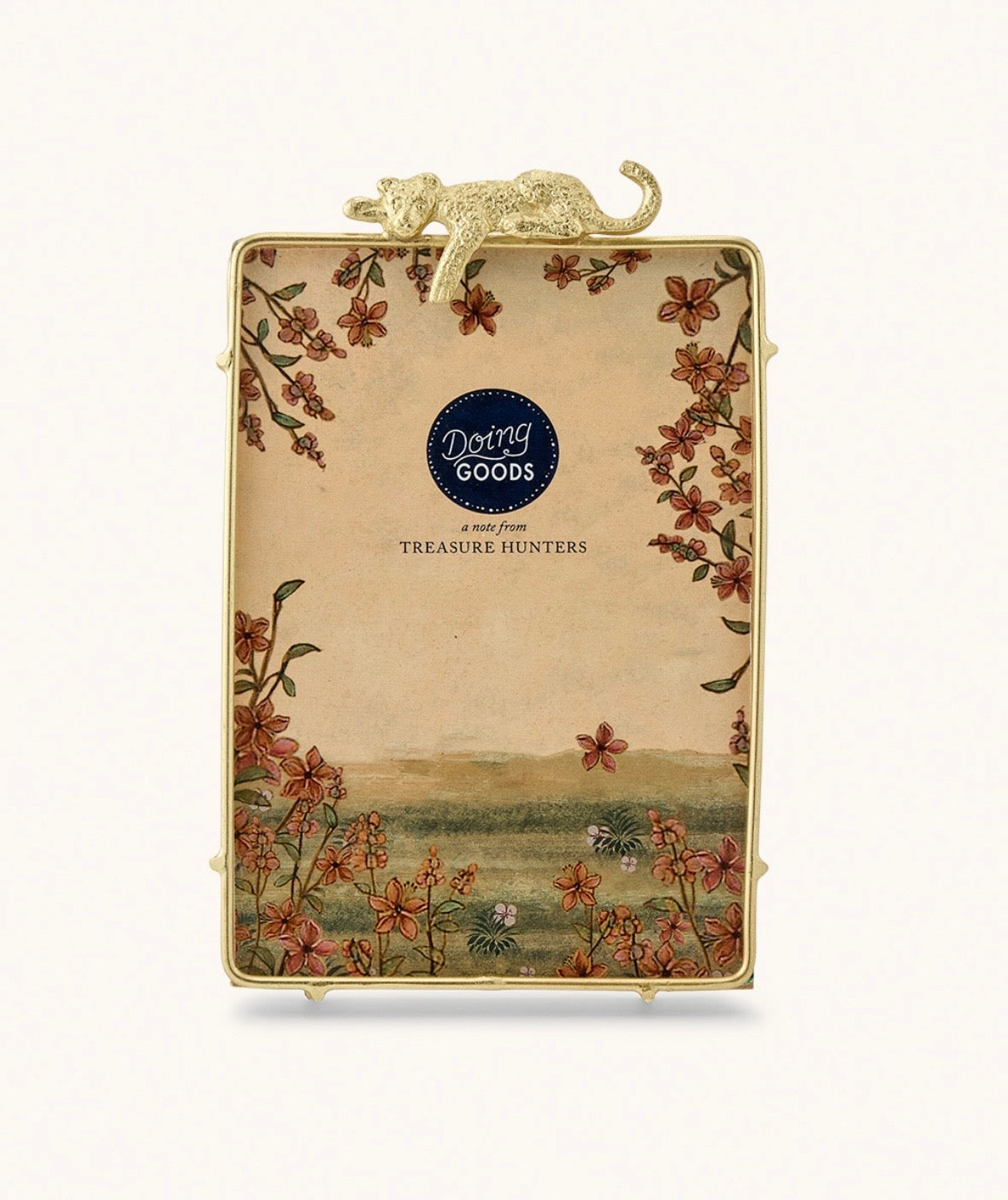 Jenna Leopard Frame Large – handgemaakte fotolijst met leopard print van Doing Goods - Ruby Conceptstore 