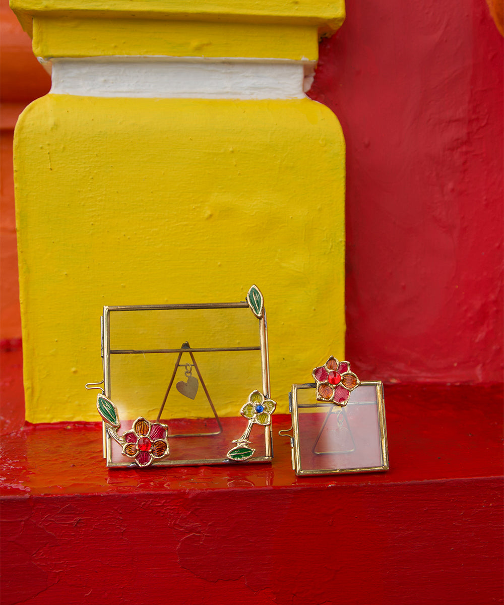 Doing Goods Cameron Flower Mini Photo Frame – klein fotolijstje met bloem - Ruby Conceptstore 