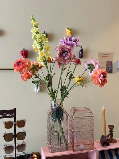 Mille House Vase – Old Pink / Sand 30 cm
