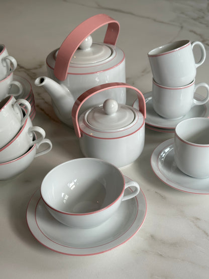 Vintage Seltmann Weiden Theeservies Roze – W. Germany