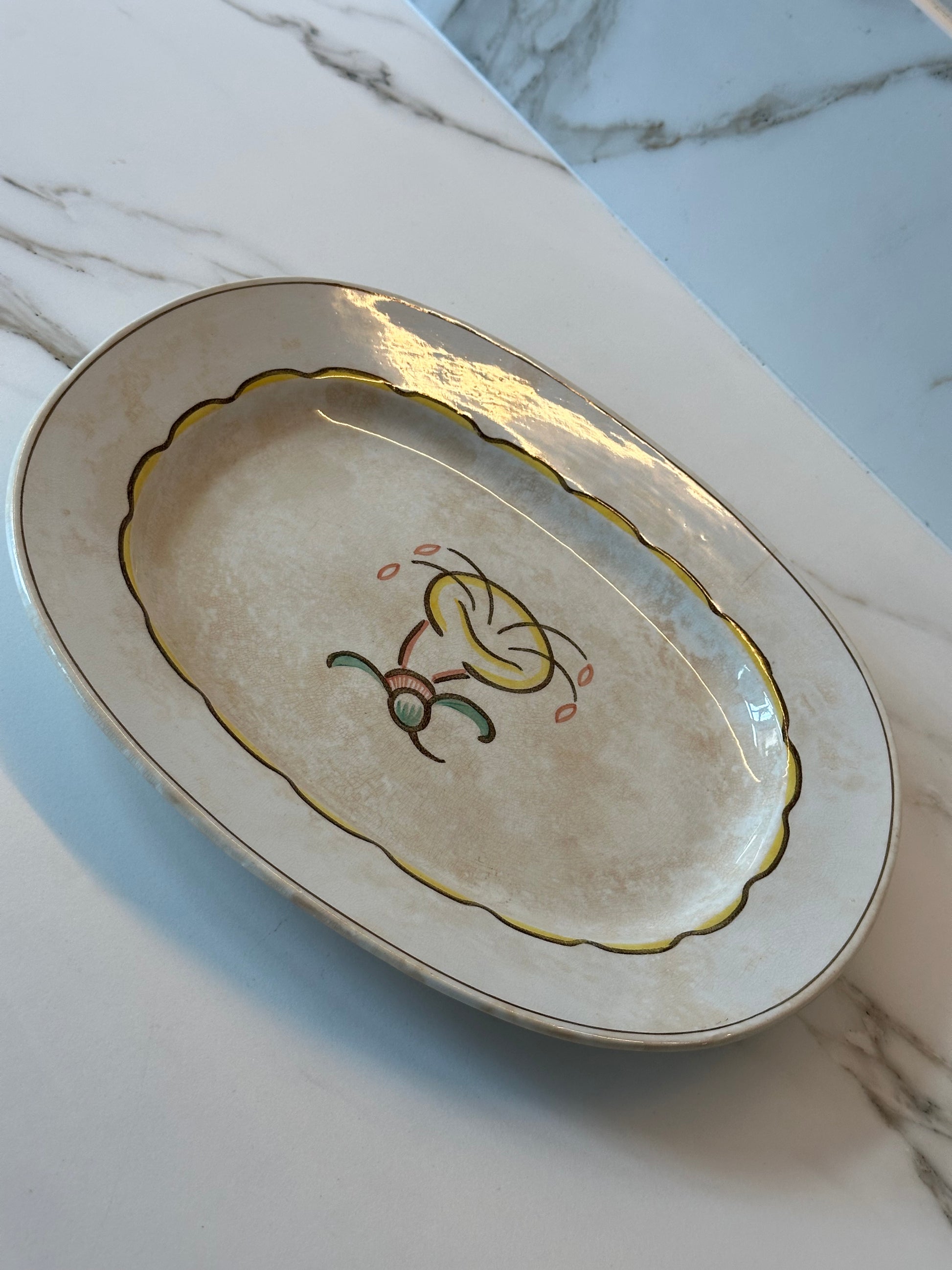 Vintage Gustafsberg schaal – Scandinavisch servies - Ruby Conceptstore 