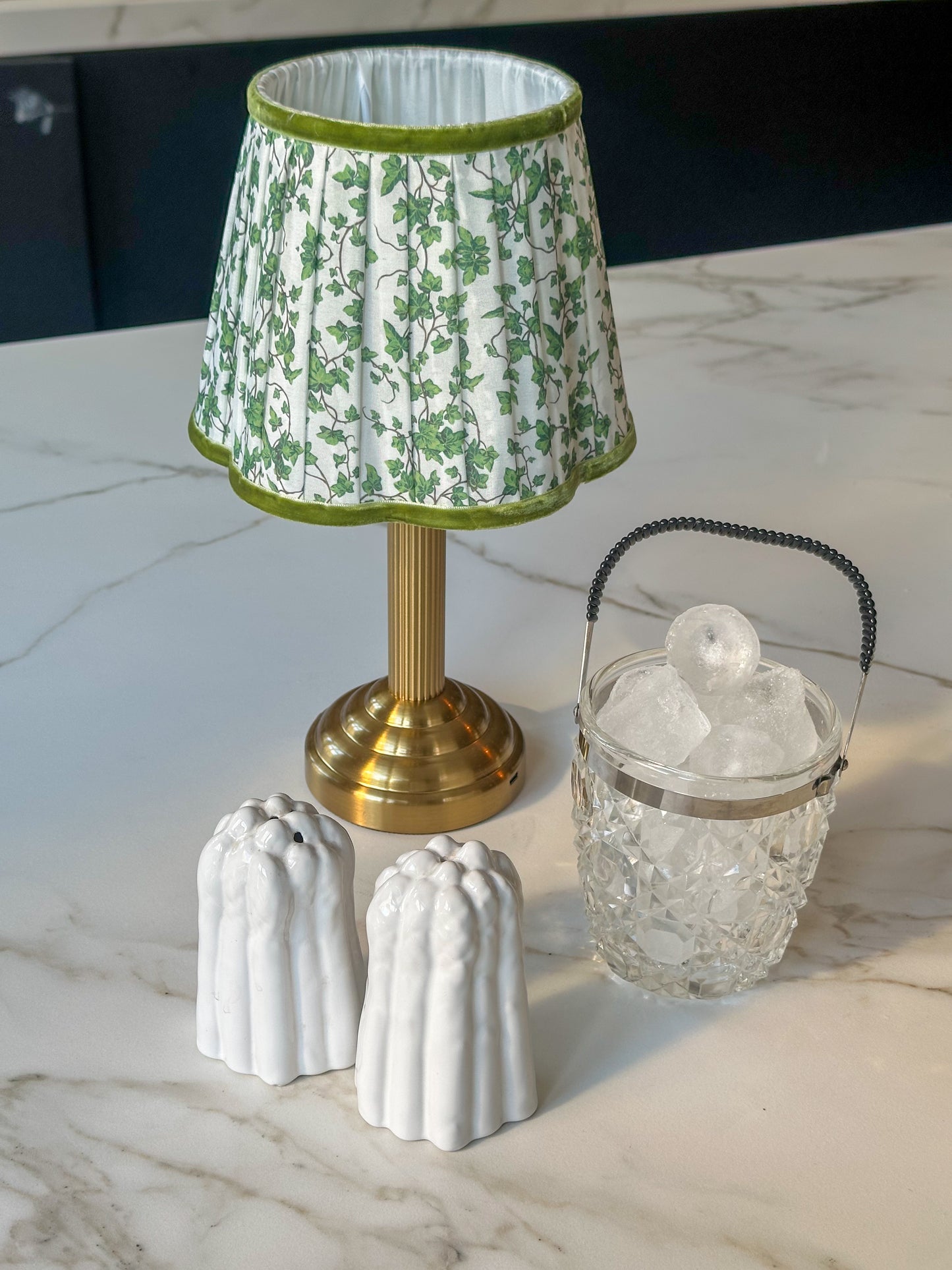 Vintage ijsemmer van geslepen glas - Ruby Conceptstore 