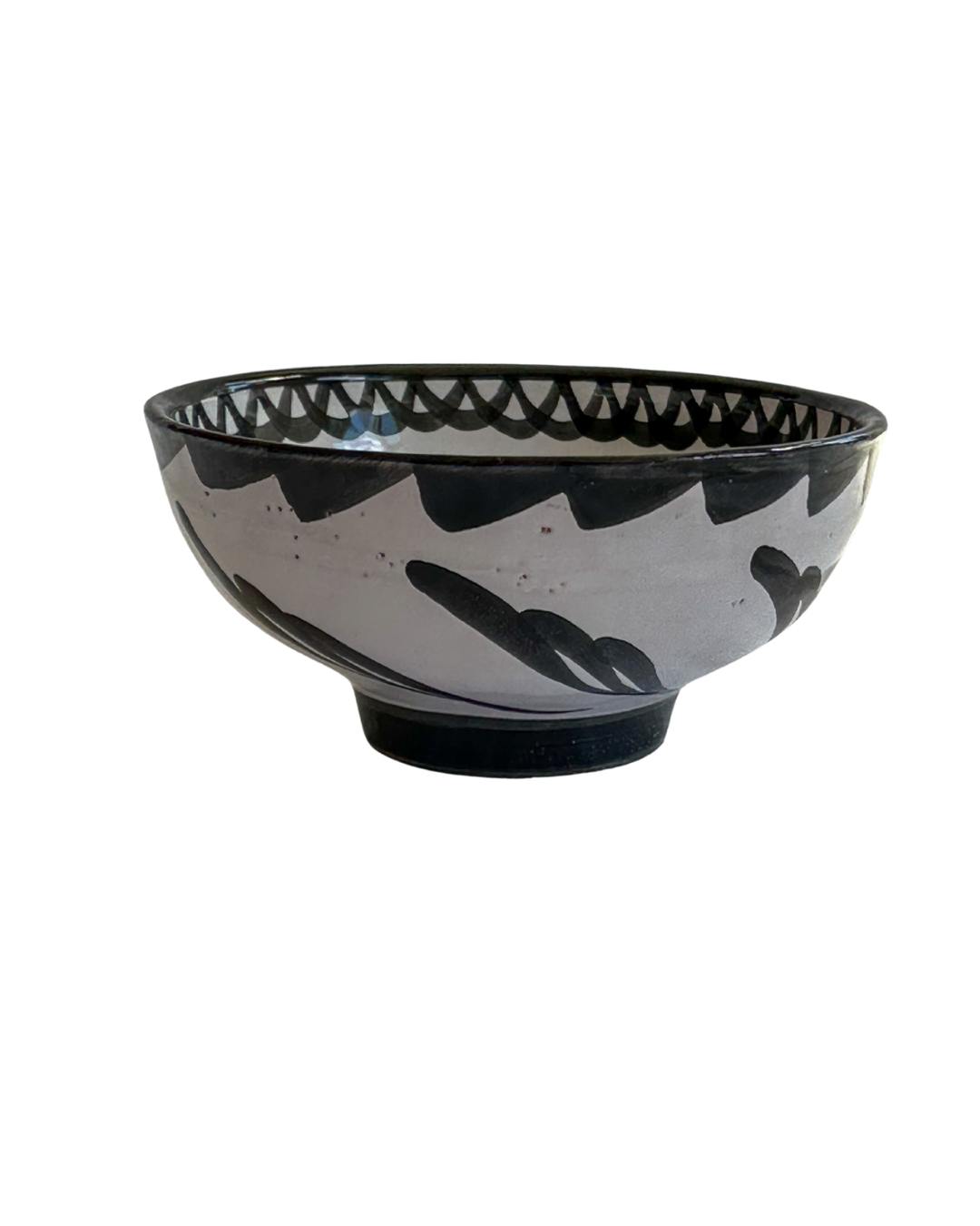 Tapasschaaltje 10 cm Granada Zwart | Rubia Cerámica