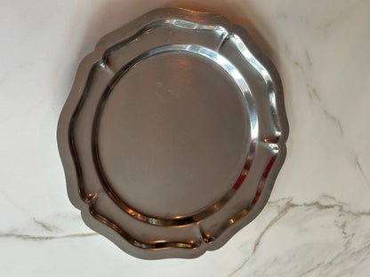 Grote Vintage RVS Schaal 34,5 cm | Ruby Conceptstore