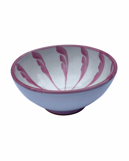 Spaanse bowl 15cm Palmetas Roze | Rubia Cerámica