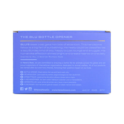 The Blu Seal gouden flesopener