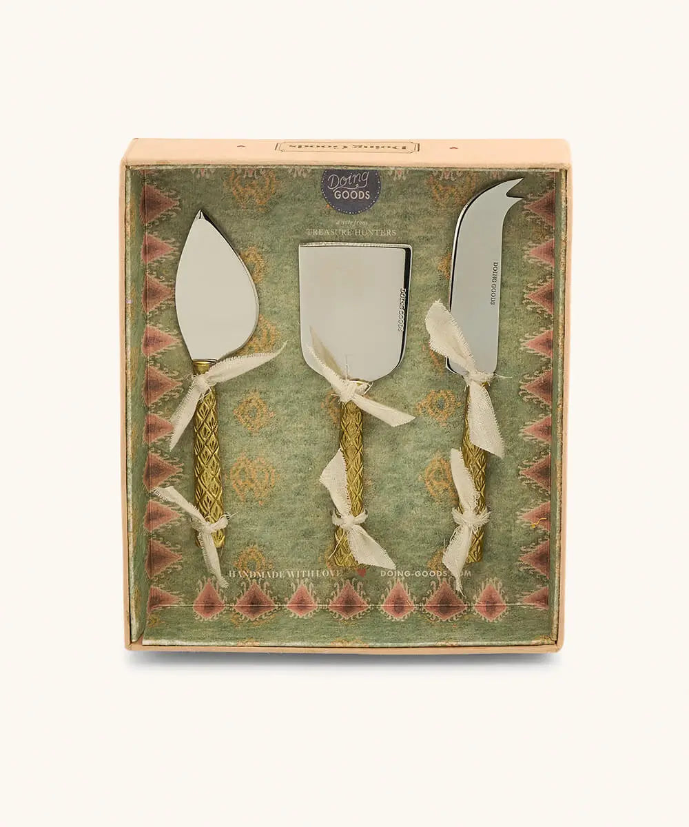 Doing Goods - Chameli Kaas Mesjes Set (in cadeaubox)