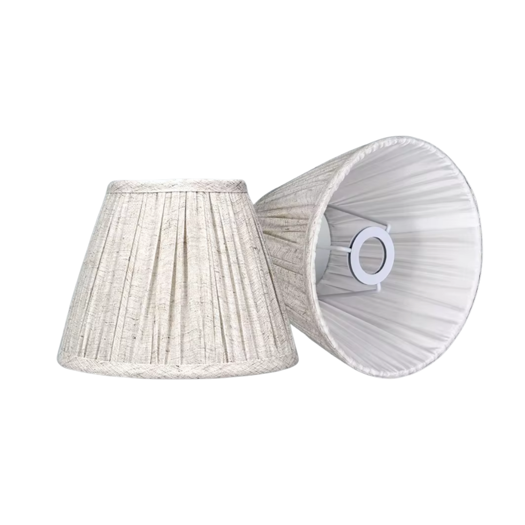 Jeanne – Linnen luxe lampenkap (los verkrijgbaar)