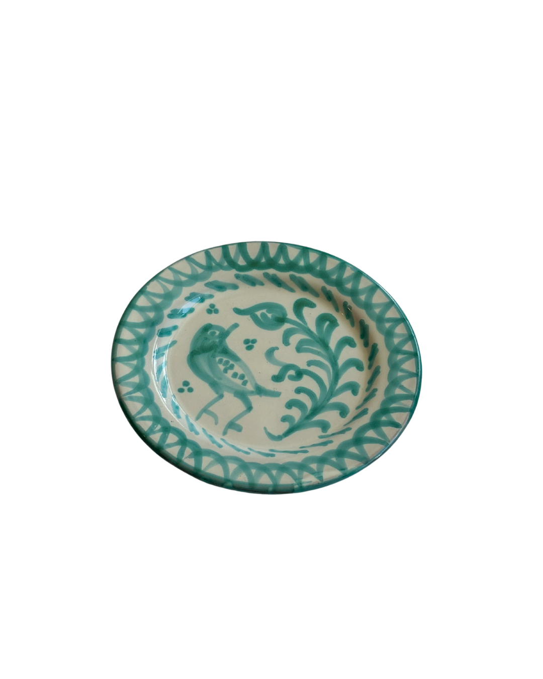 Sideplate Granada Turquoise | Rubia Cerámica