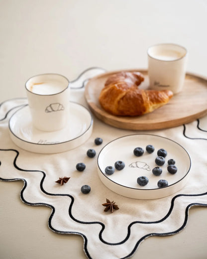 Bordjes croissant (set van 2)