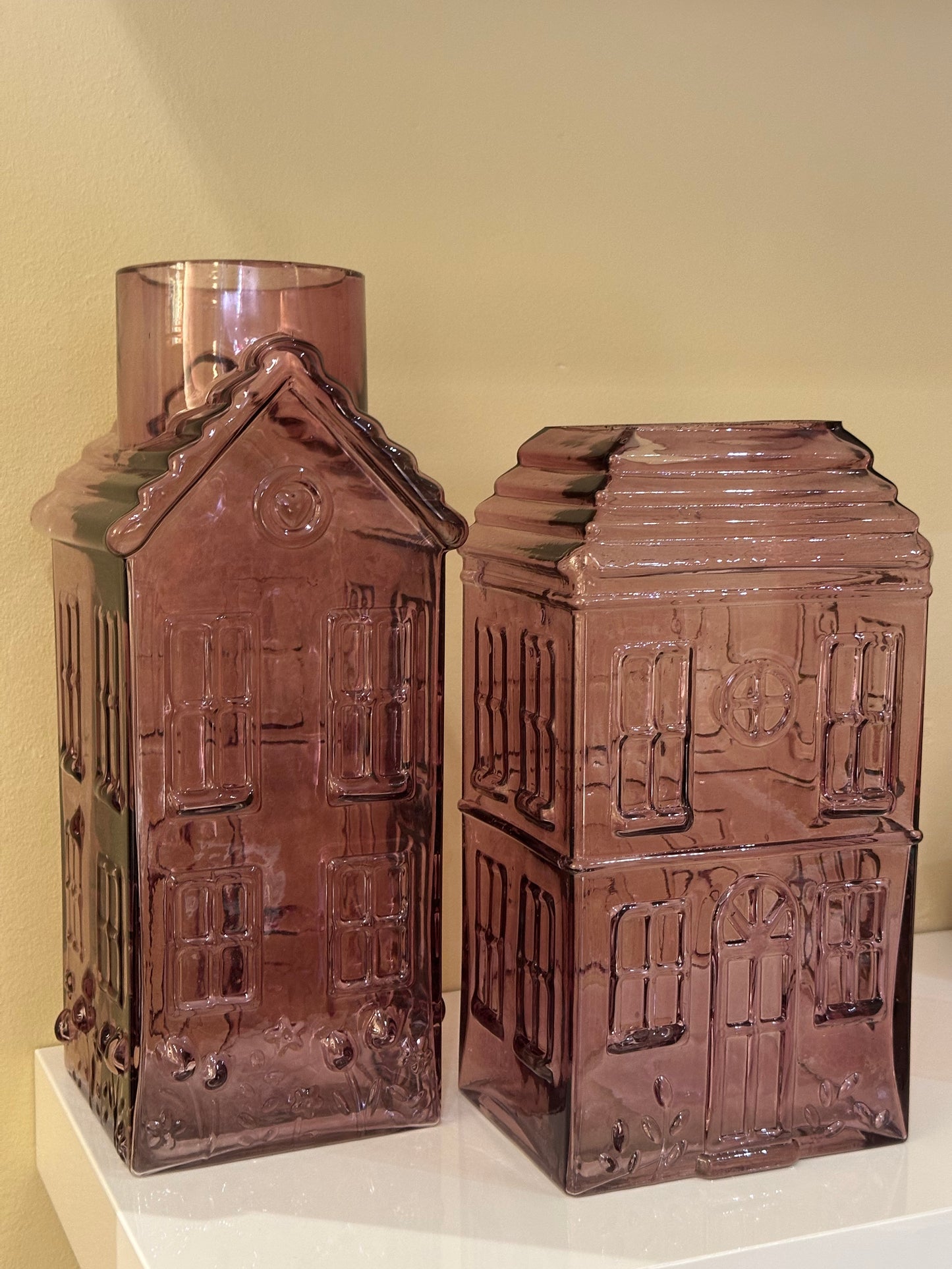 Mille House Vase – Old Pink / Sand 30 cm
