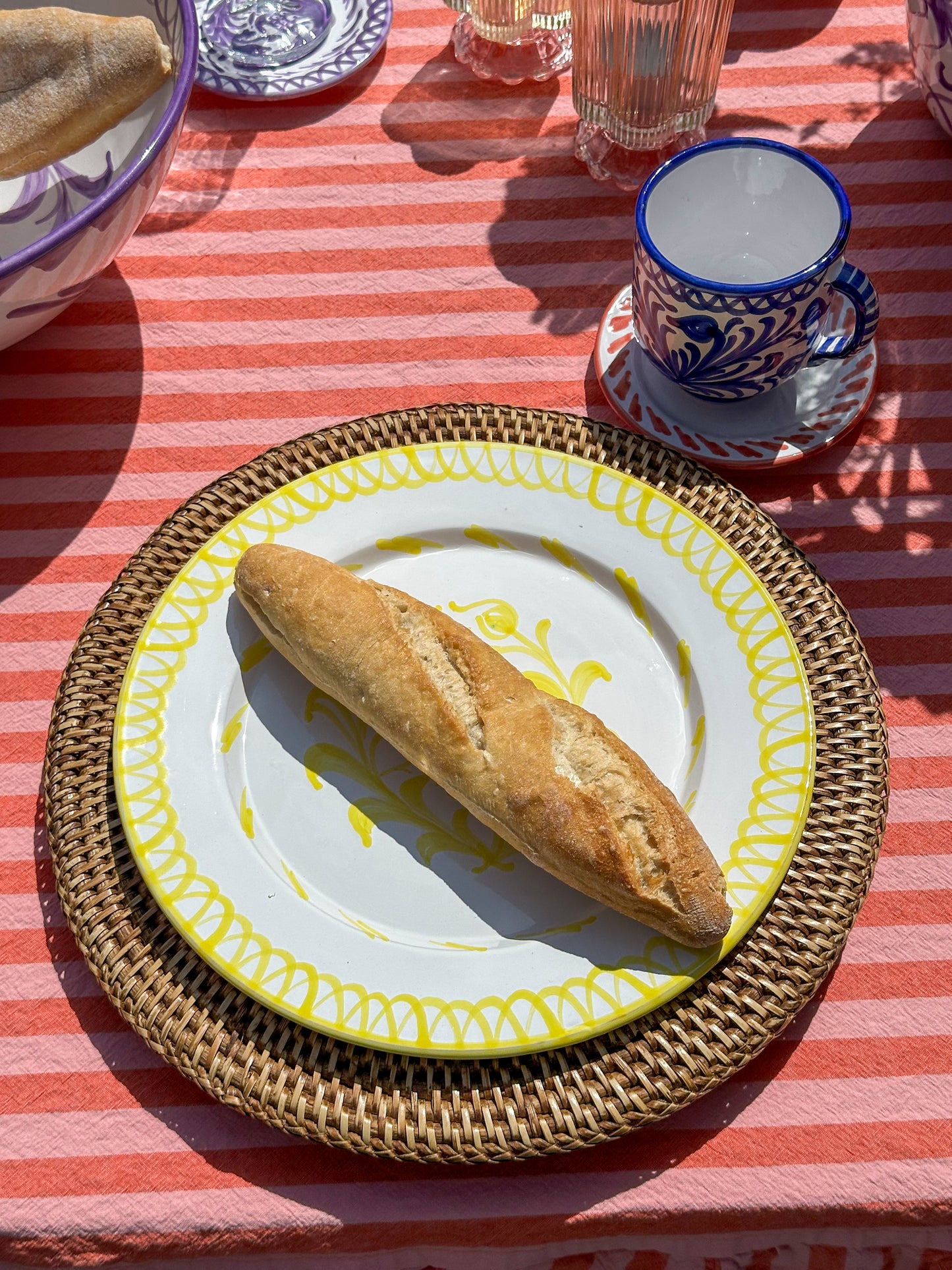 Dinerbord 26 cm Granada geel | Rubia Cerámica