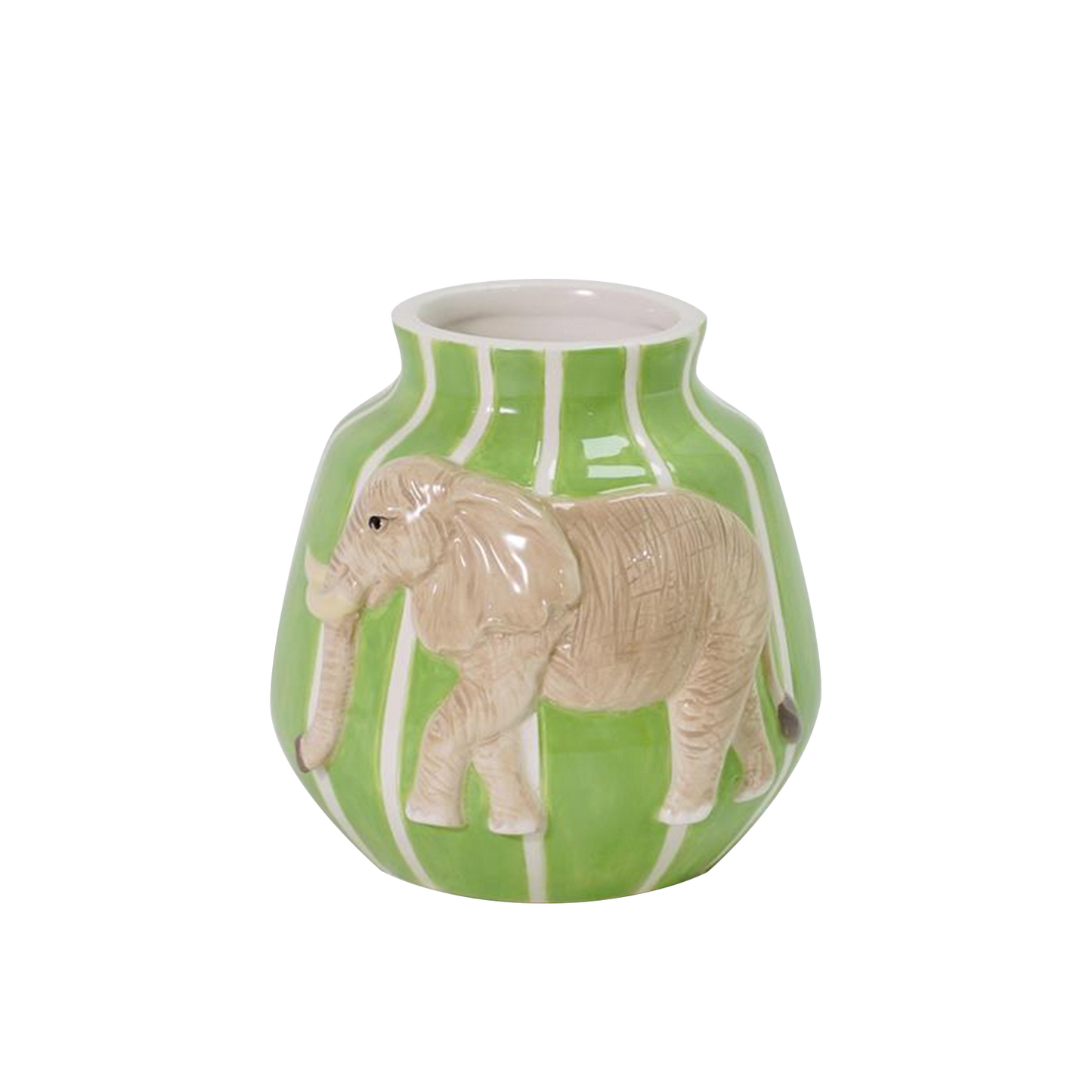 Aardewerk olifant vaas