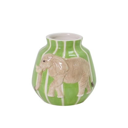 Aardewerk olifant vaas