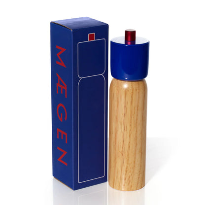 Peper- en Zoutmolen Navy & Rood - Stijlvolle design keukentool | Maegen - Ruby Conceptstore 