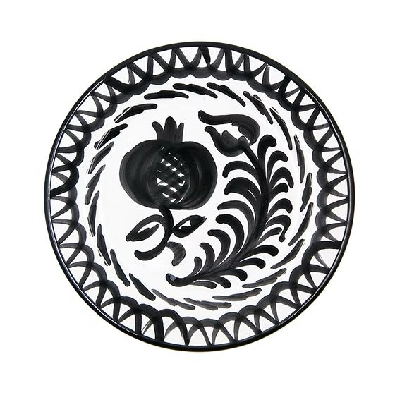 Sideplate Granada Zwart | Rubia Cerámica