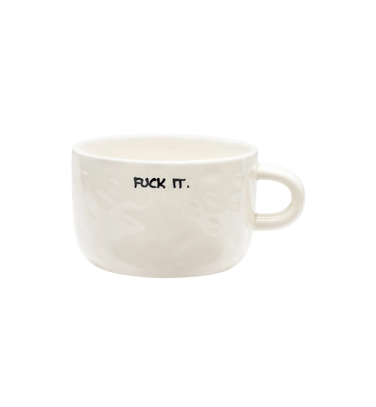 Anna + Nina -
Fuck It Cappuccino Mug