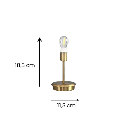 Marais – Draadloze tafellamp met gestreepte kap