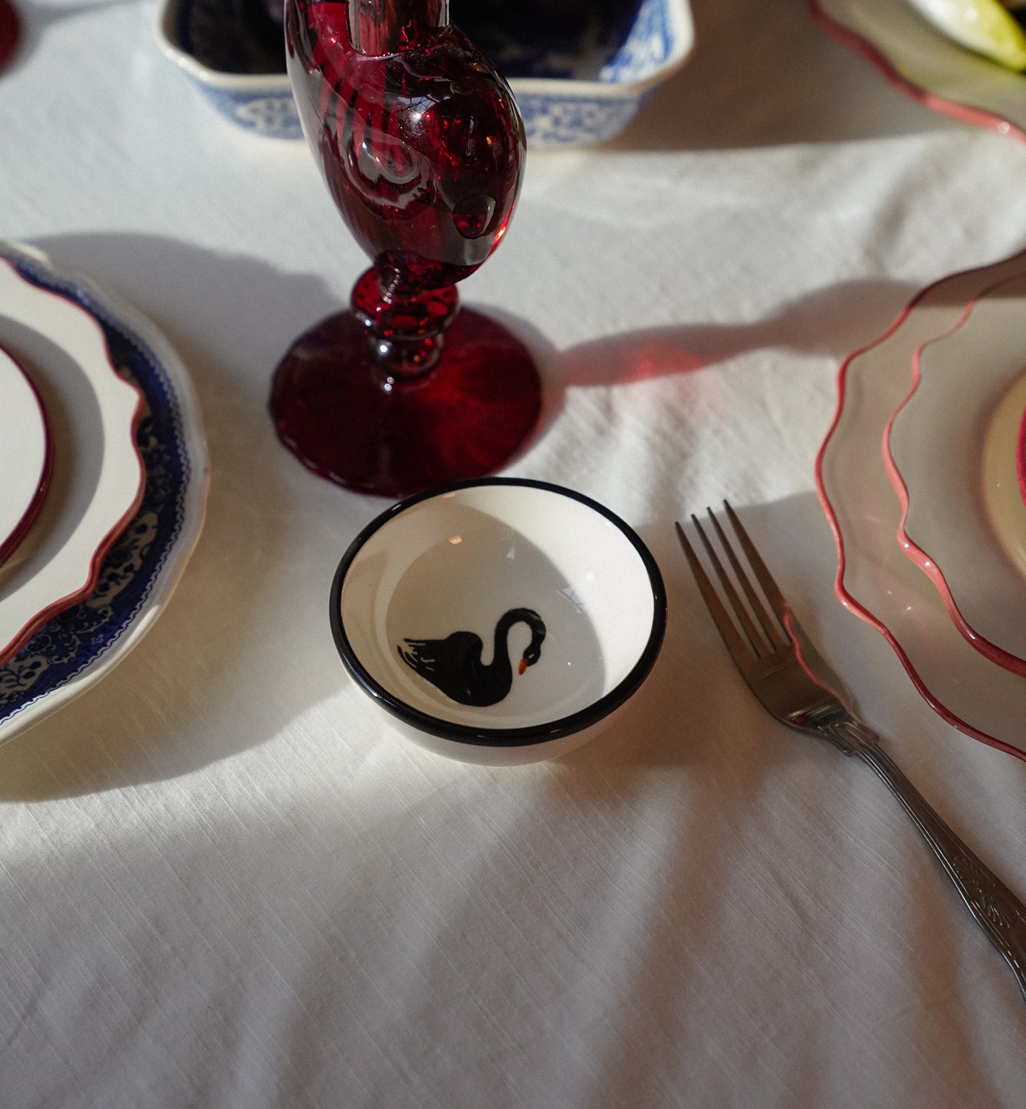 Anna + Nina - Tapasschaaltje Black Swan