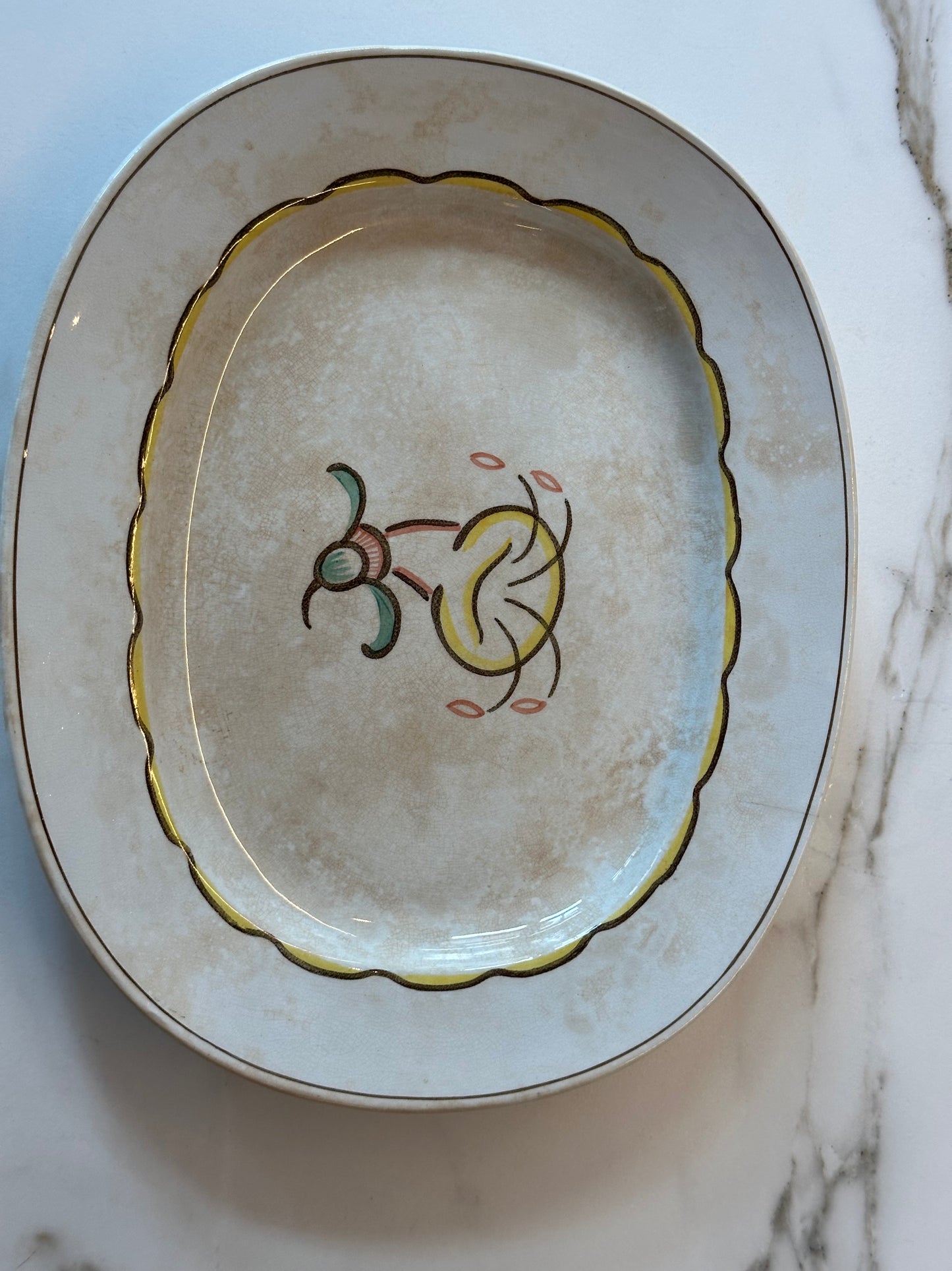 Vintage Gustafsberg schaal – Scandinavisch servies - Ruby Conceptstore 
