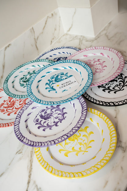 Dinerbord 26 cm Granada zwart | Rubia Cerámica