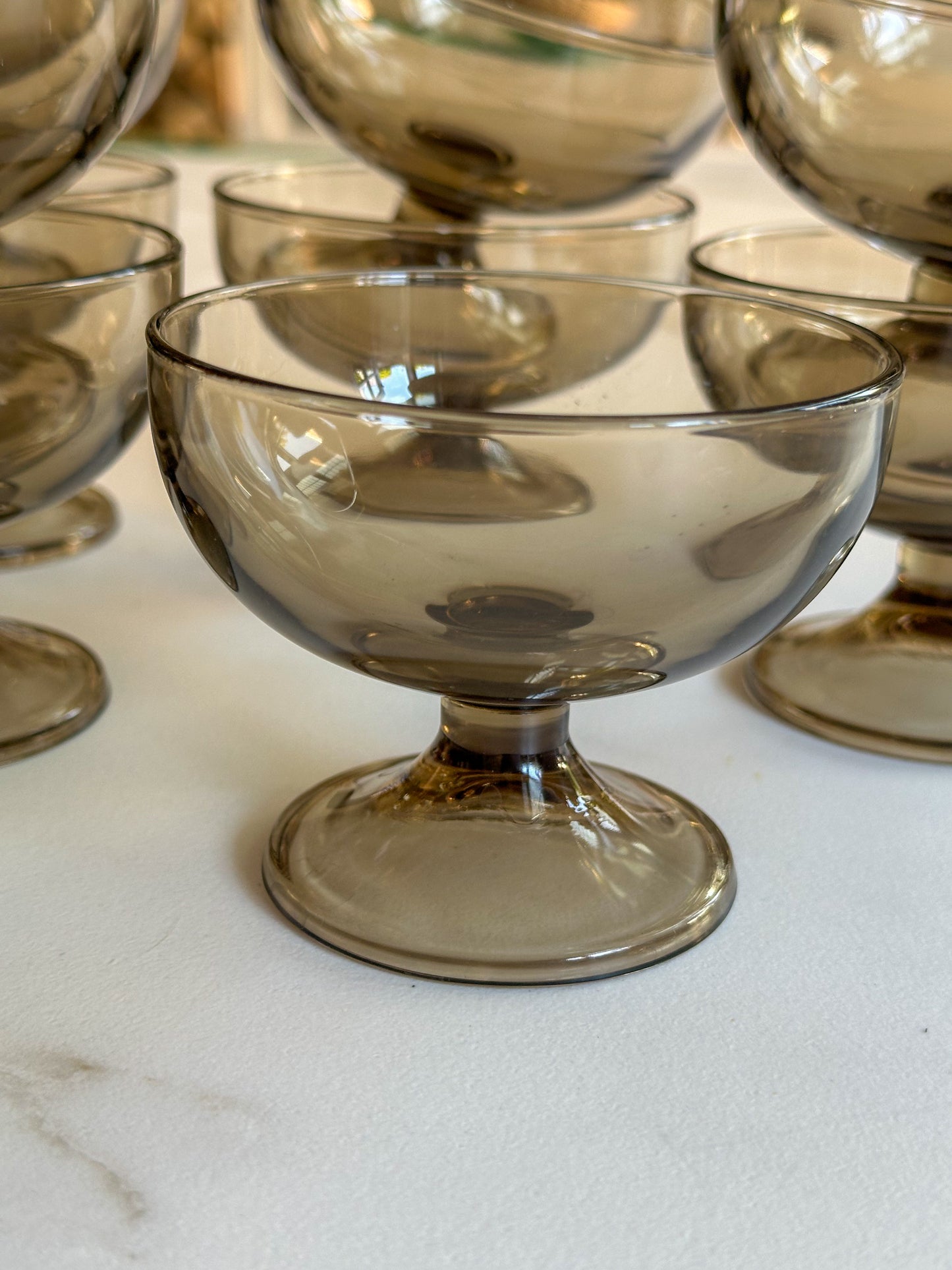 Vintage Coupe Glas – Rookglas – Arcoroc Frankrijk