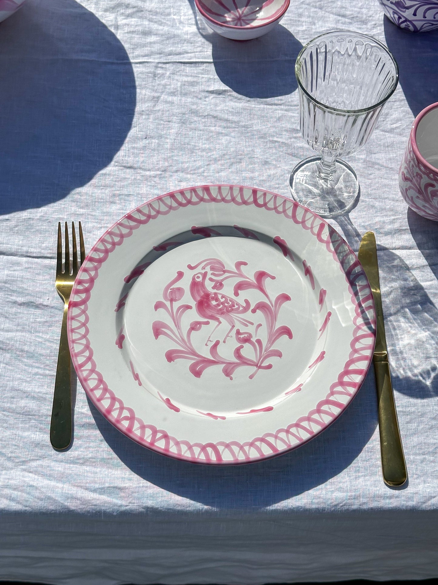 Dinerbord 26 cm Granada roze | Rubia Cerámica