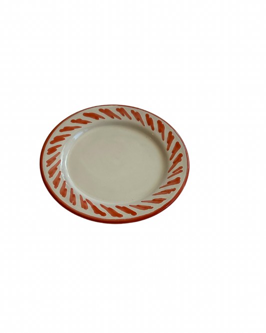 Sideplate Filo Coral | Rubia Cerámica