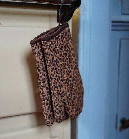 Anna + Nina - Ovenhandschoen Leopard