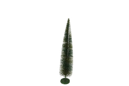Kerstboom S dark green snow tree 30x6cm