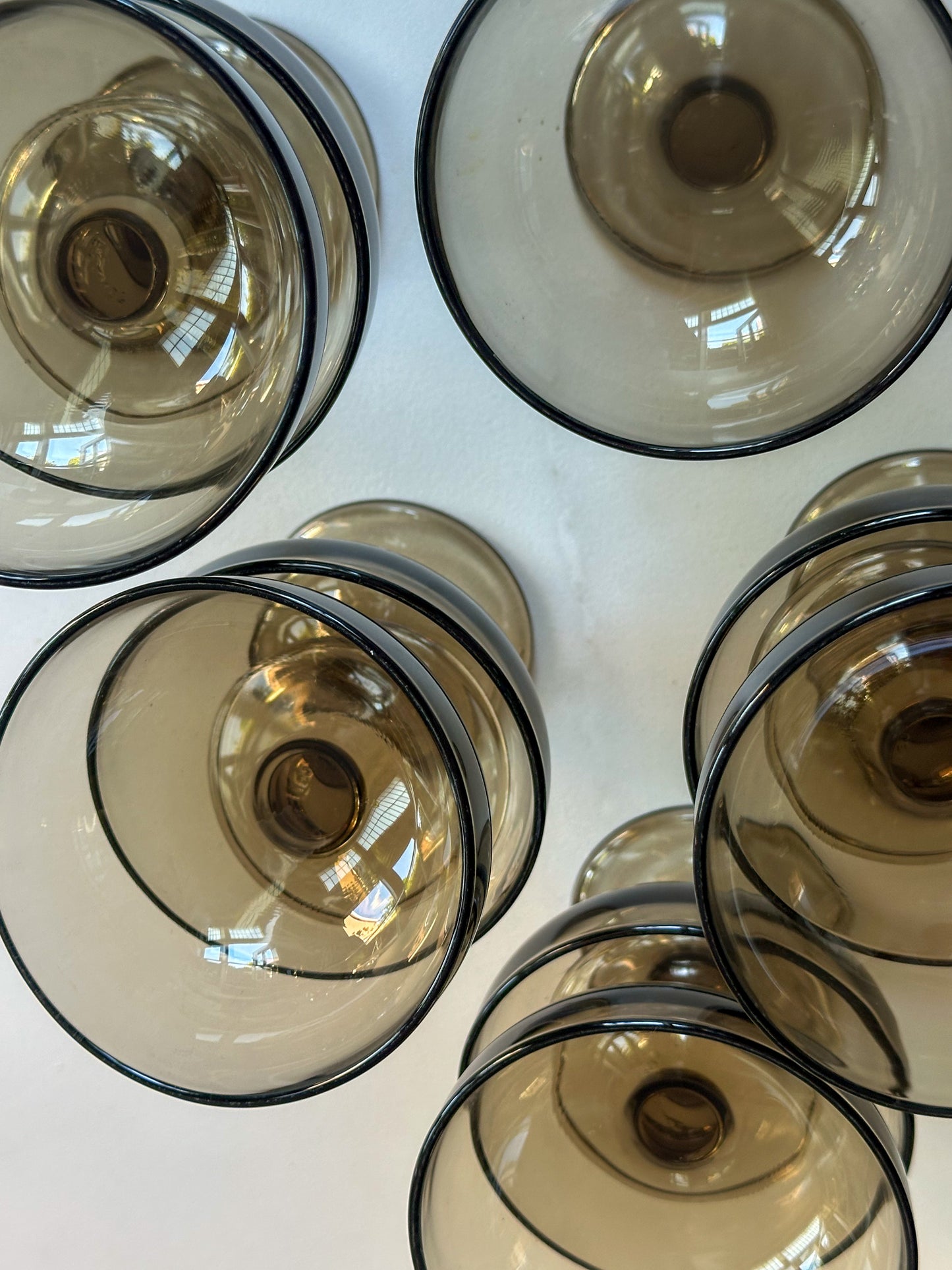 Vintage Coupe Glas – Rookglas – Arcoroc Frankrijk