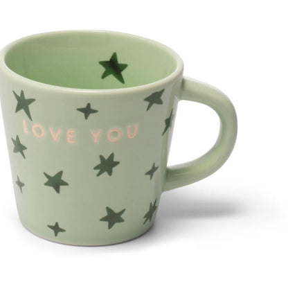 Vondels - Espresso mok stars LOVE YOU