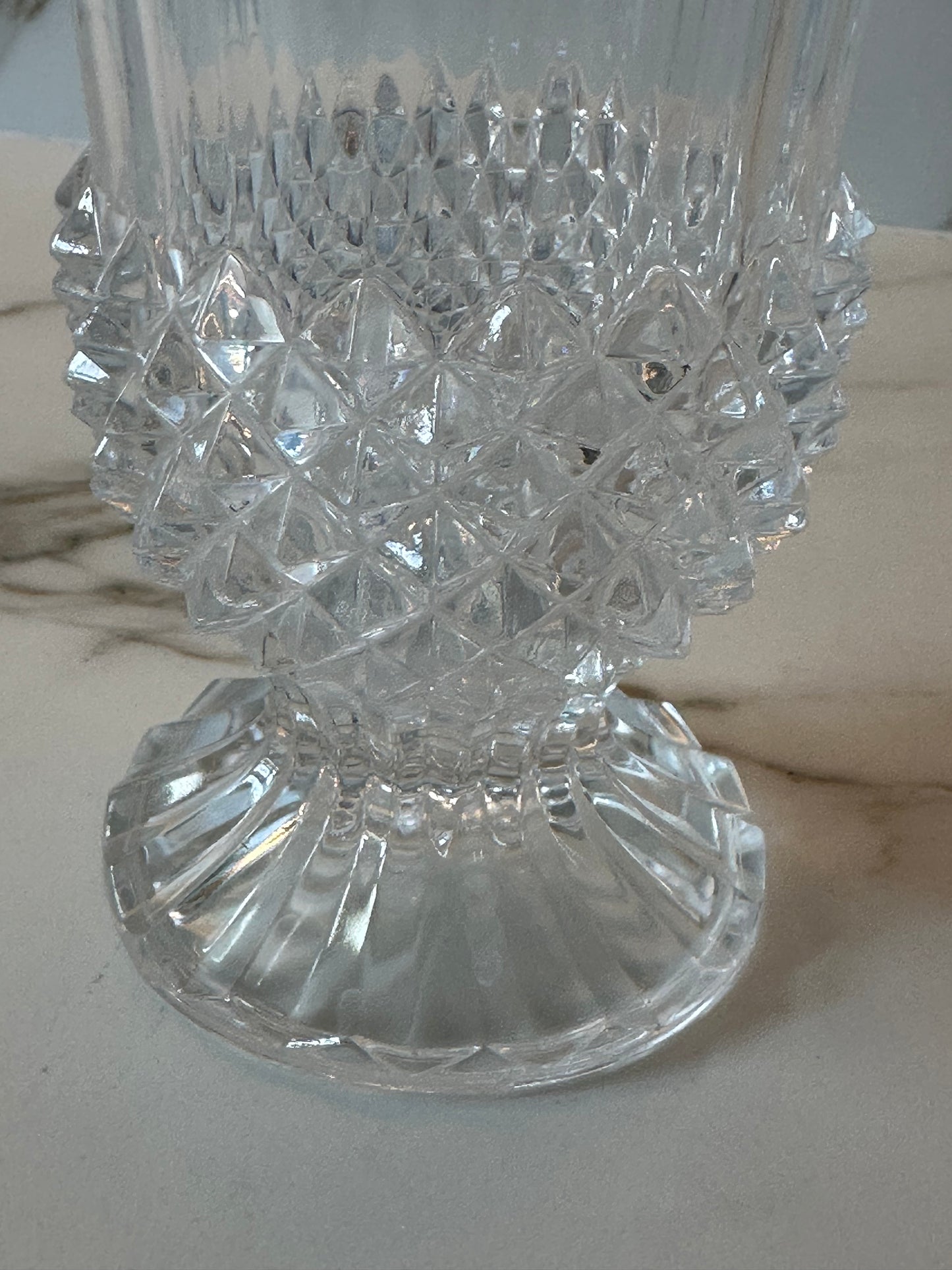 Vintage Cristal d’Arques kristallen vaas – Frankrijk - Ruby Conceptstore 