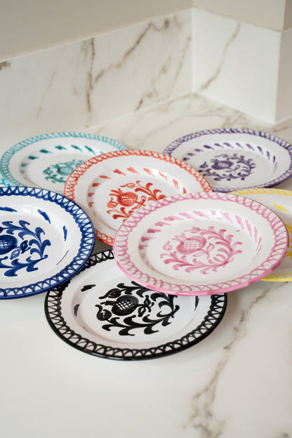 Bord 20 cm Granada zwart | Rubia Cerámica