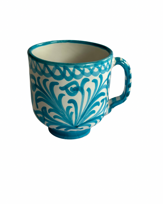 Mok Turquoise - Rubia Cerámica | Handgemaakt Spaans keramiek