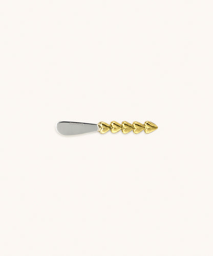 Doing Goods – Holly Heart Botermes van messing & roestvrij staal