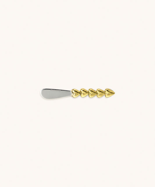 Doing Goods – Holly Heart Botermes van messing & roestvrij staal