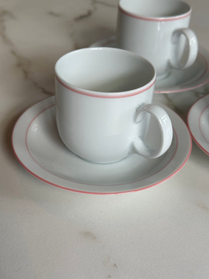 Vintage Seltmann Weiden Theeservies Roze – W. Germany