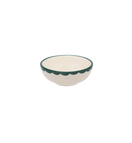 Anna + Nina - 
Peacock Trim Tapas Bowl