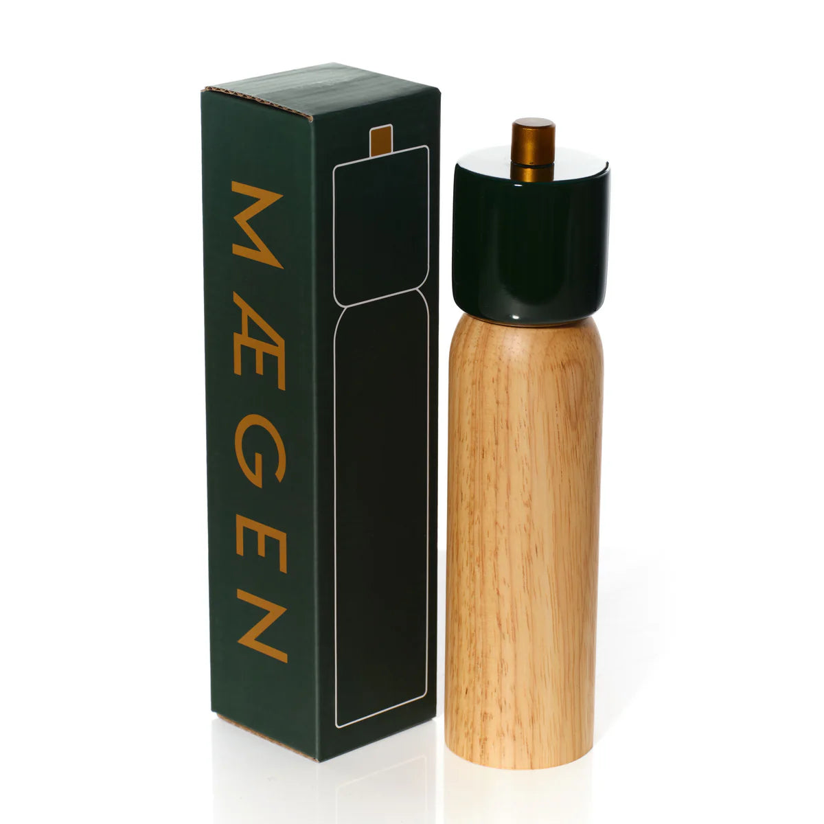 Peper- en Zoutmolen Groen & Goud | Design Keukentool