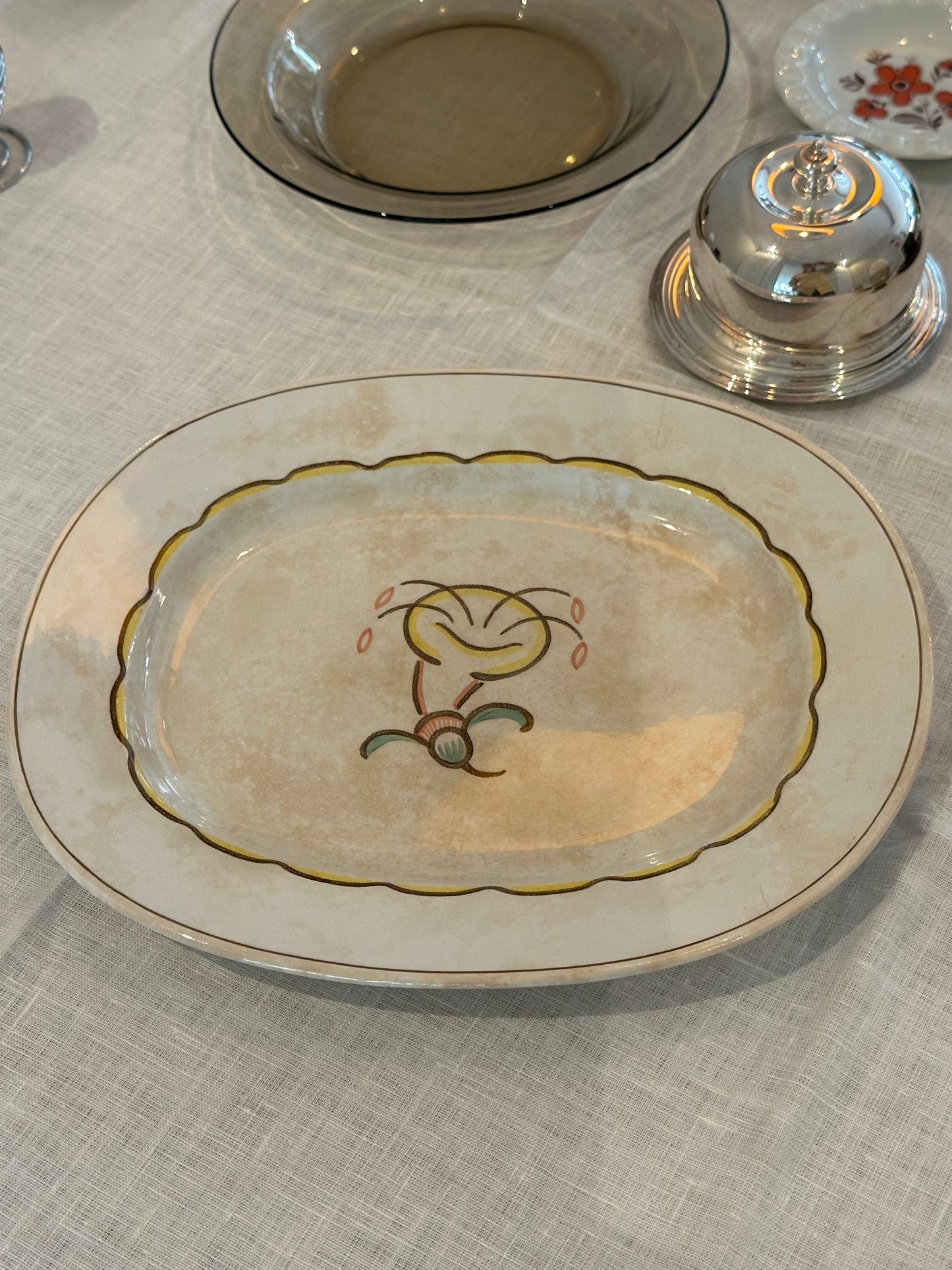 Vintage Gustafsberg schaal – Scandinavisch servies - Ruby Conceptstore 