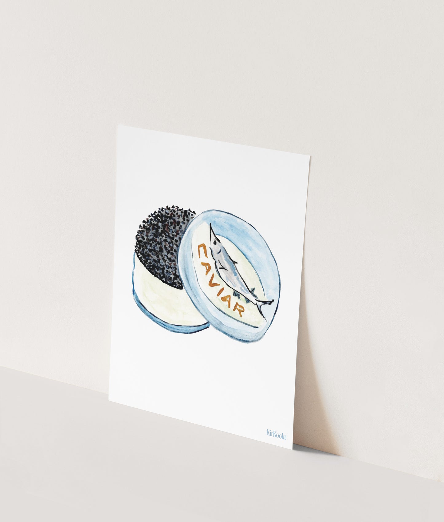 Luxe art print Kaviaar - Perfecte kunst voor foodie liefhebbers