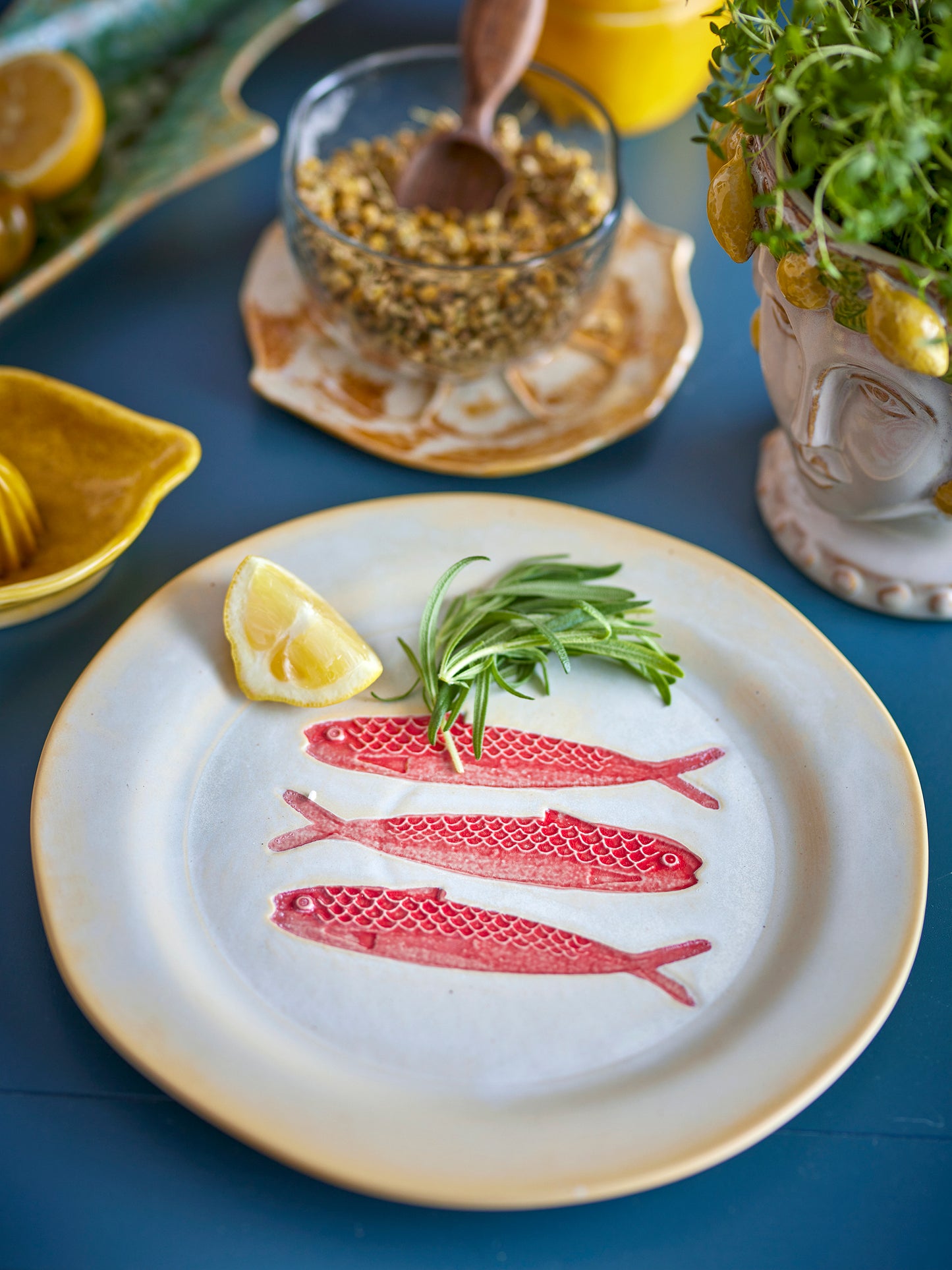 Hadden plate – Bord met rode vis