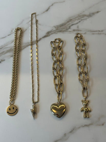 SMILEY NECKLACE GOLD