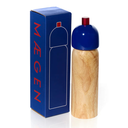 Peper- en Zoutmolen Navy & Rood - Stijlvolle design keukentool | Maegen - Ruby Conceptstore 