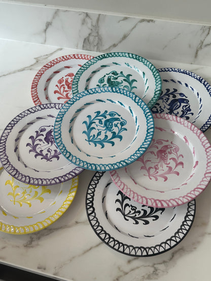 Bord 20 cm Granada groen | Rubia Cerámica