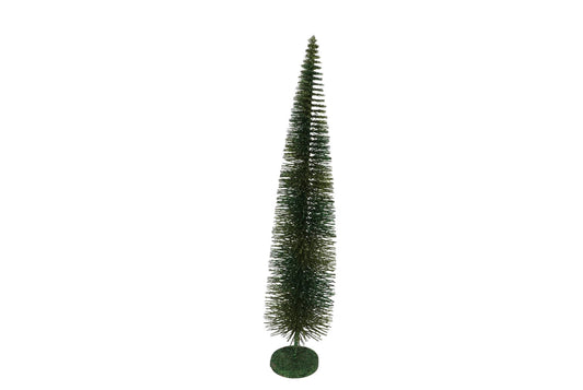Kerstboom L dark green snow tree 45x10cm