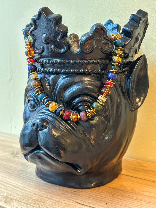 Ketting grote kralen kleurmix