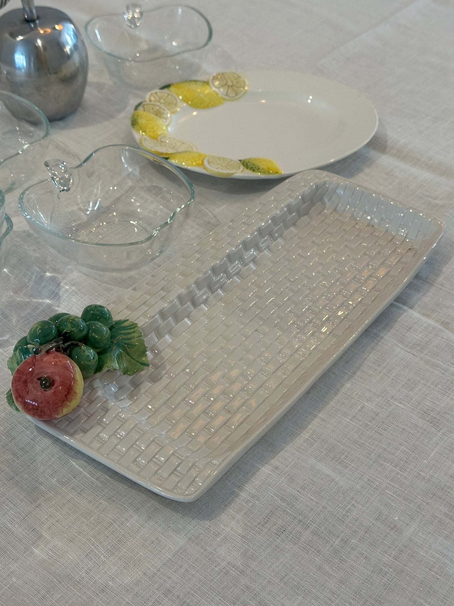Vintage Fruit Serving Plate | Italian Ceramic - Ruby Conceptstore 