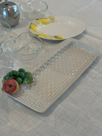 Vintage Fruit Serving Plate | Italian Ceramic - Ruby Conceptstore 